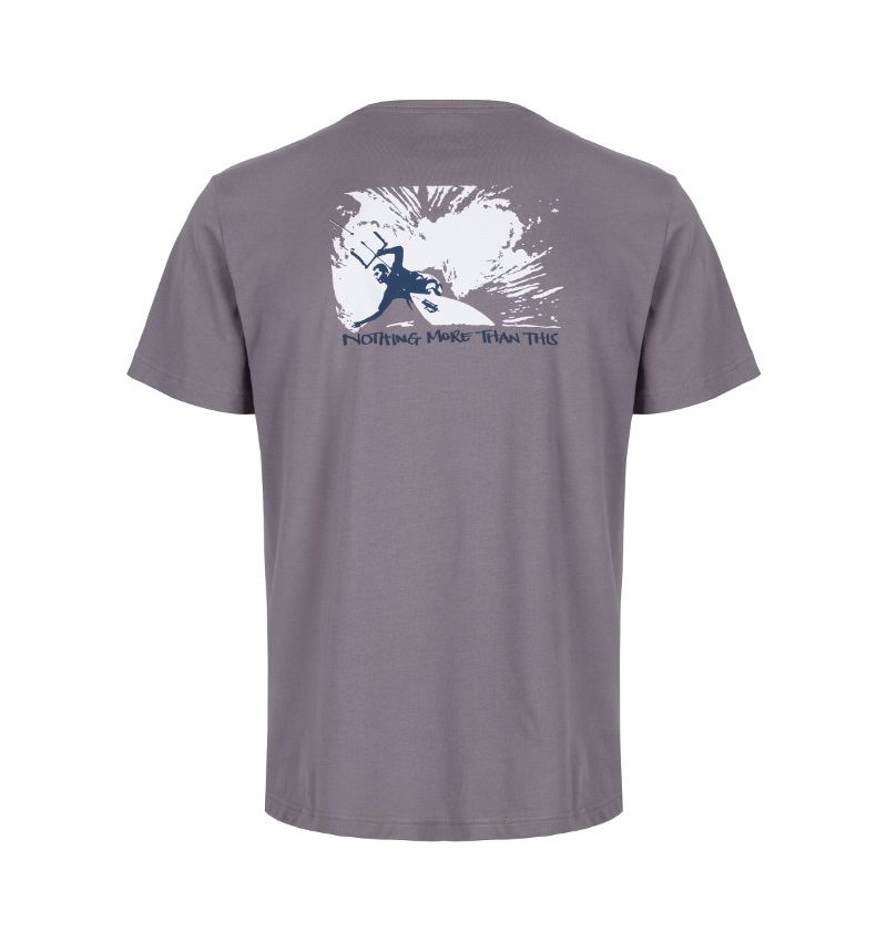 Kitesurfing and mindfulness organic cotton t'shirt